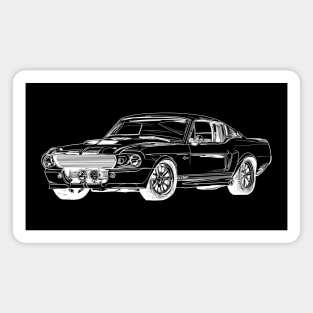 American Classic Muscle Cars Magnet